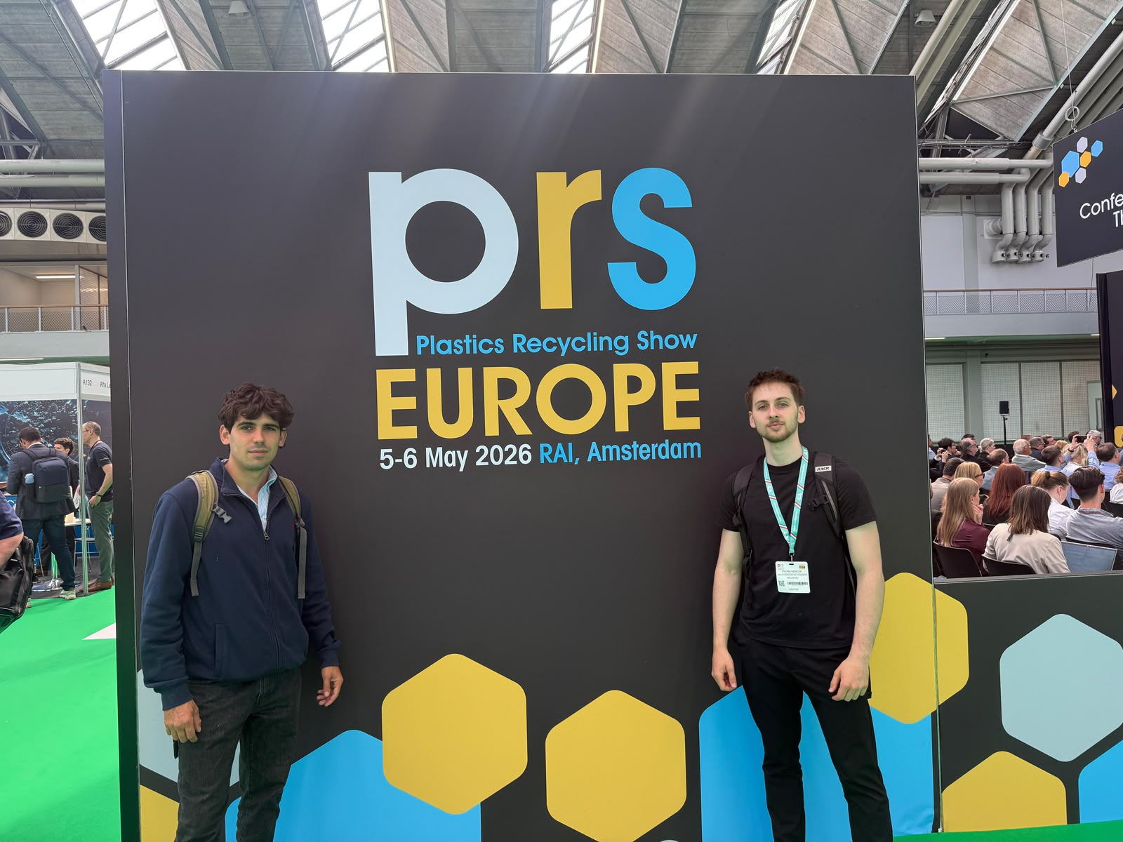 At the Plastics Recycling Show Europe in Amsterdam