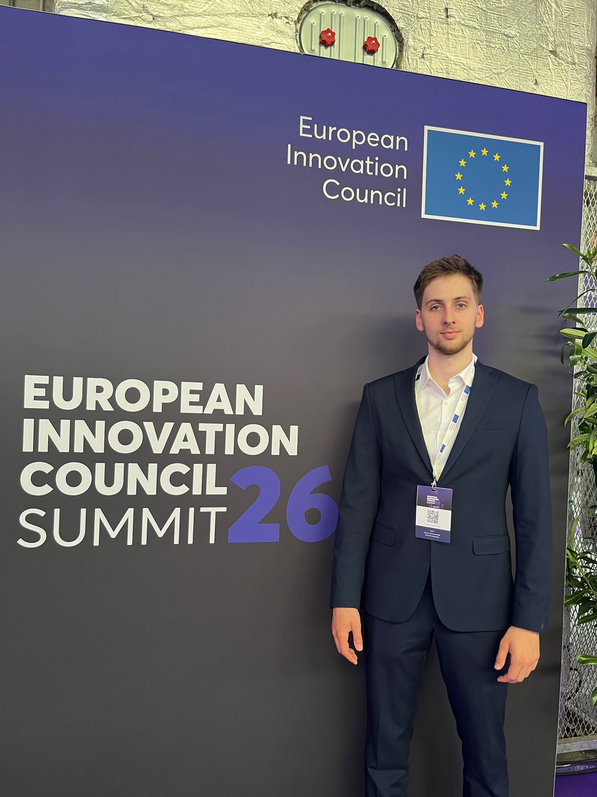 ScaleGate team member at the European Innovation Council Summit
