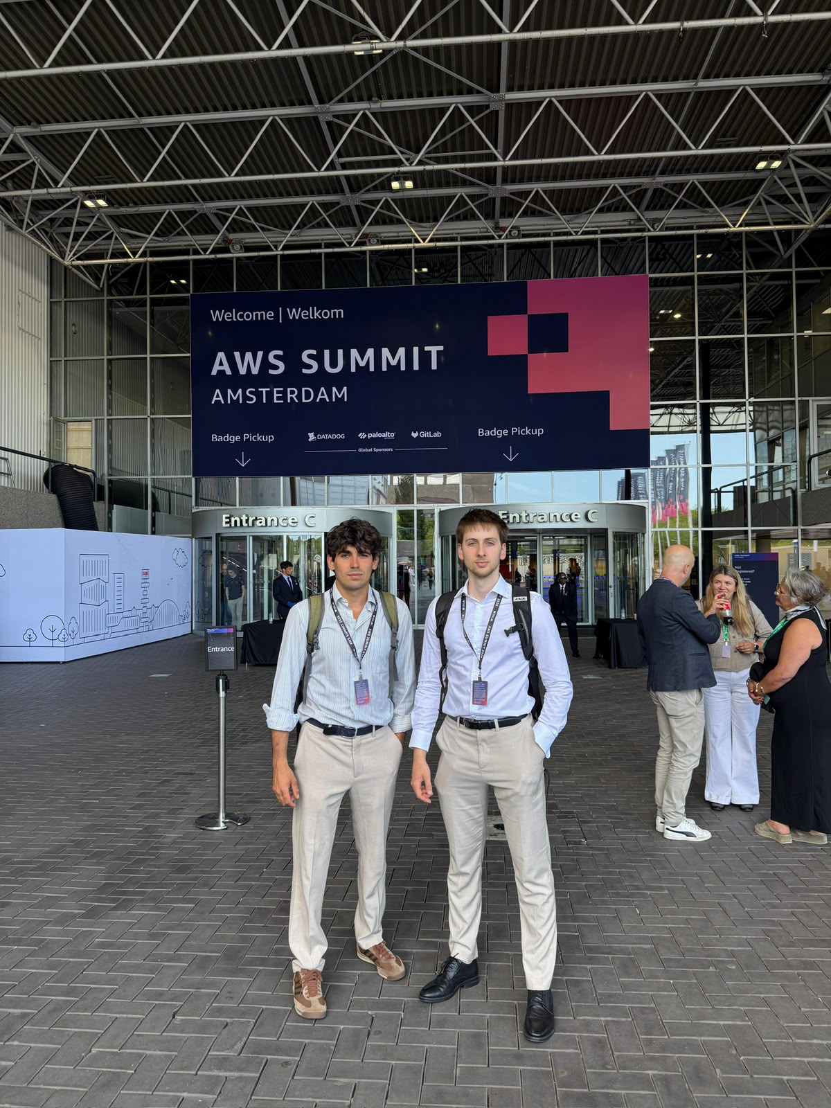 ScaleGate team member at AWS Summit Amsterdam